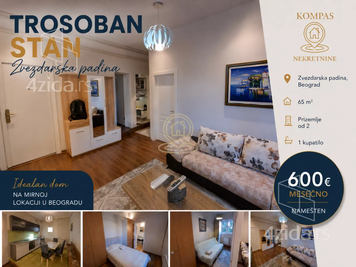 Trosoban stan | 4zida