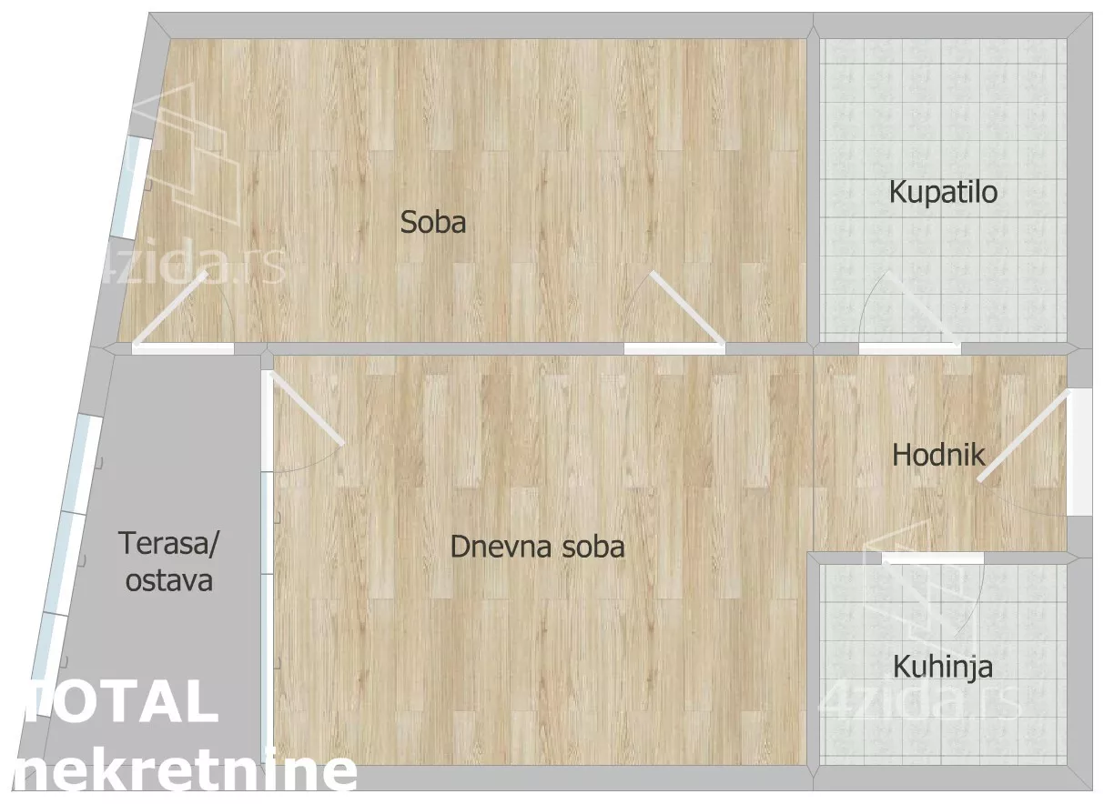 Dvosoban stan | 4zida