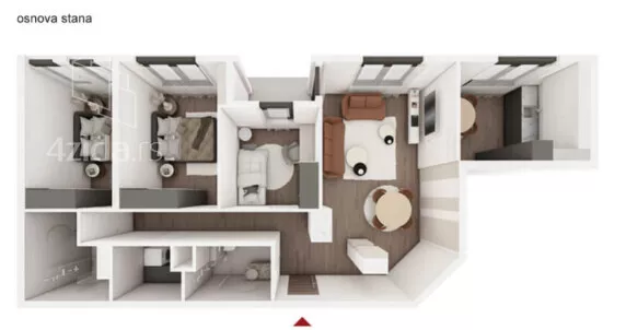 Četvorosoban stan | 4zida