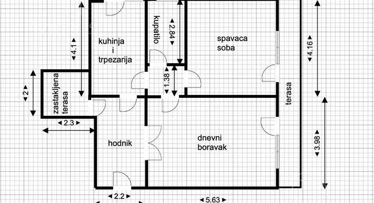 Dvosoban stan | 4zida