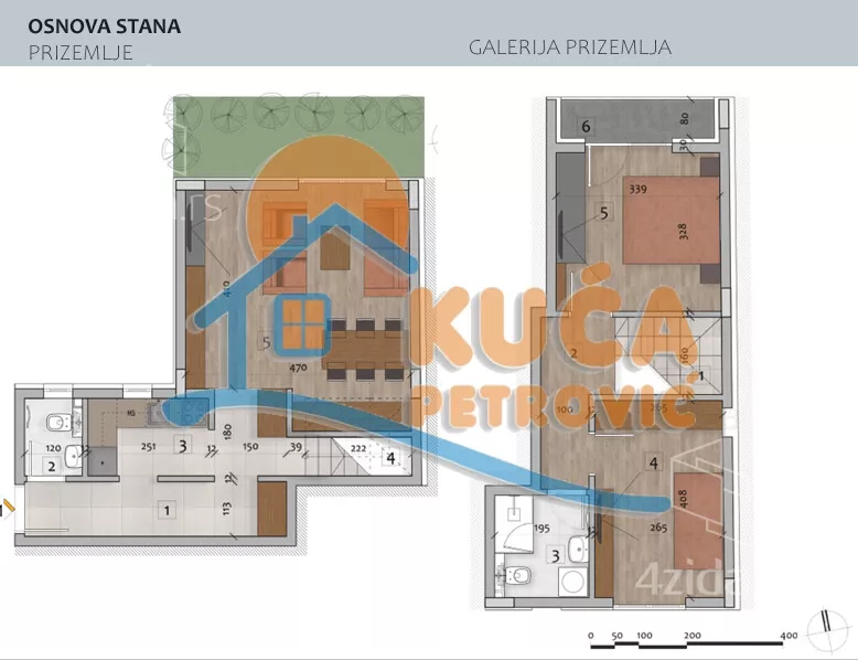 Trosoban stan | 4zida