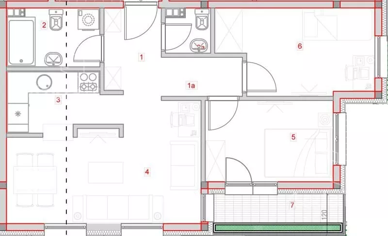 Trosoban stan | 4zida