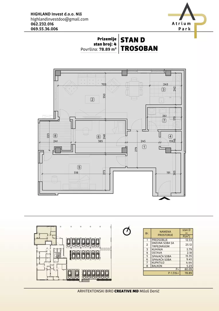 Trosoban stan | 4zida