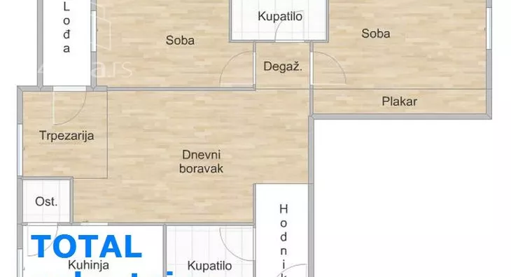 Trosoban stan | 4zida