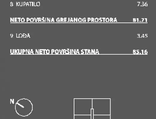 Trosoban stan | 4zida