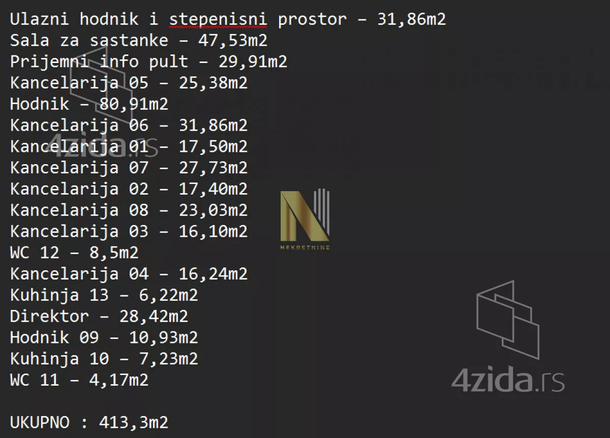 Poslovni prostor | 4zida