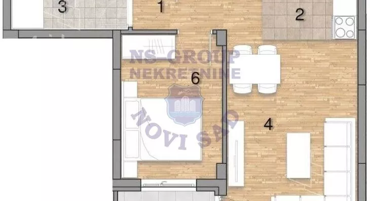 Dvosoban stan | 4zida