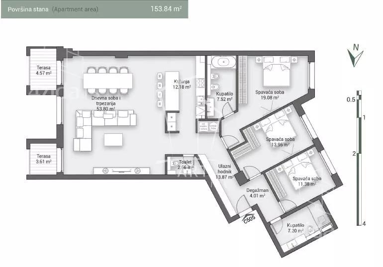 Četvorosoban stan | 4zida