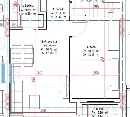 Jednoiposoban stan | 4zida