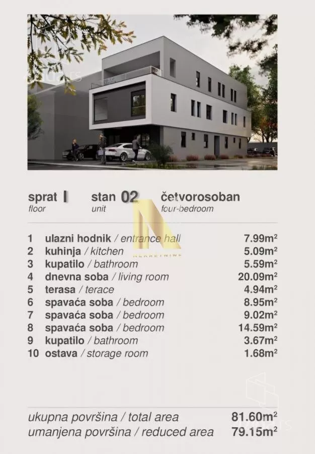 Četvorosoban stan | 4zida