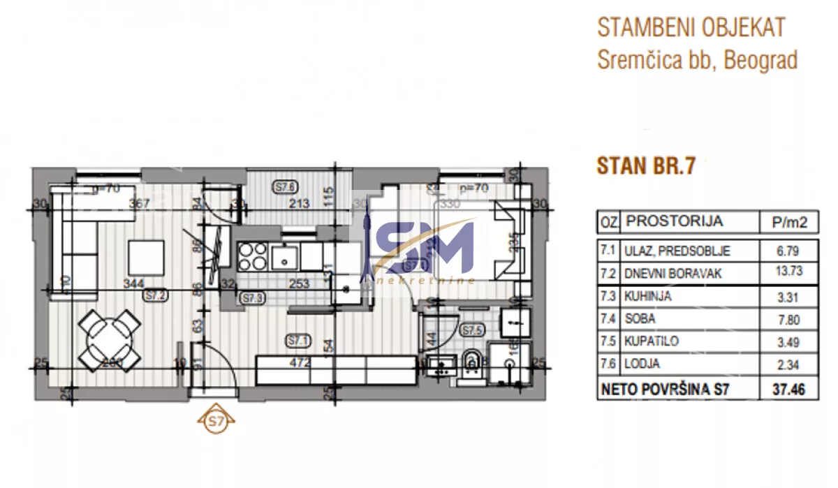Dvosoban stan | 4zida