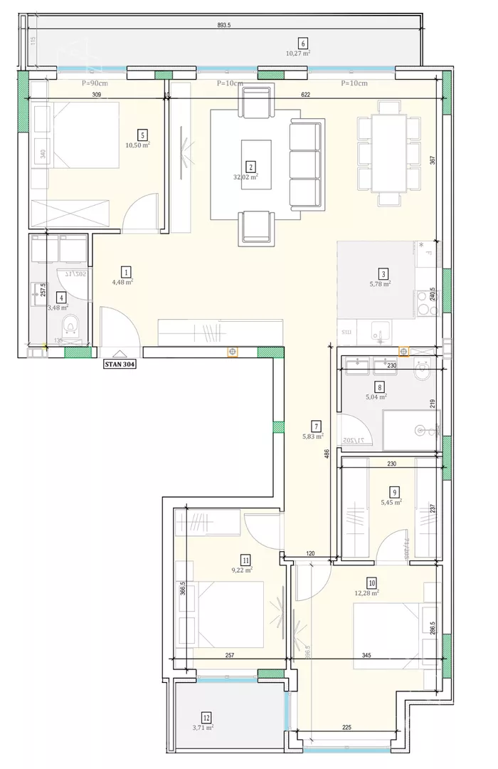 Četvorosoban stan | 4zida