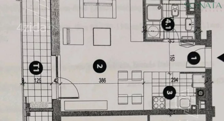 Jednosoban stan | 4zida