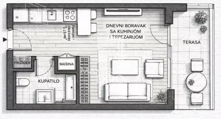 Dvosoban stan | 4zida