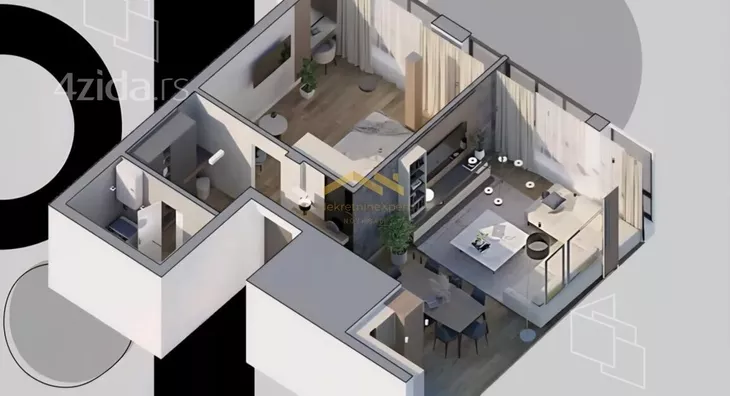 Dvosoban stan | 4zida