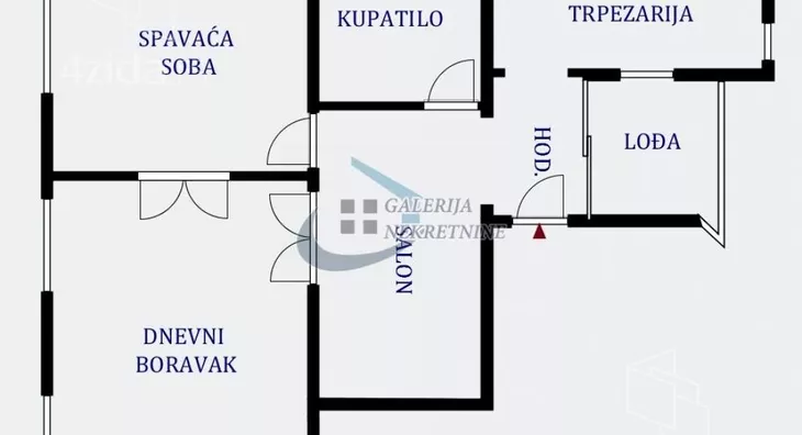 Trosoban stan | 4zida