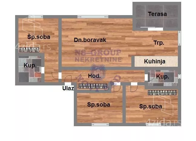 Četvorosoban stan | 4zida