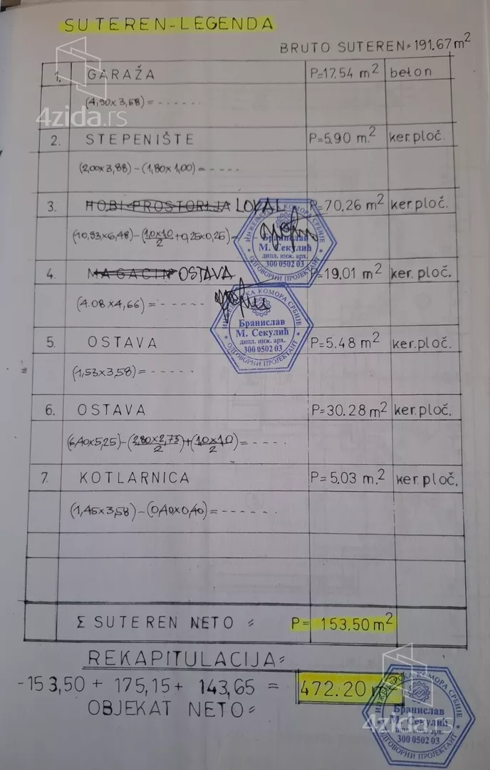 2-etažna kuća | 4zida