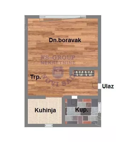 Jednosoban stan | 4zida