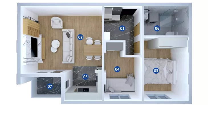 Dvoiposoban stan | 4zida