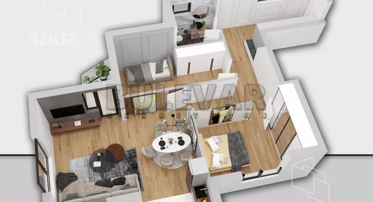 Trosoban stan | 4zida