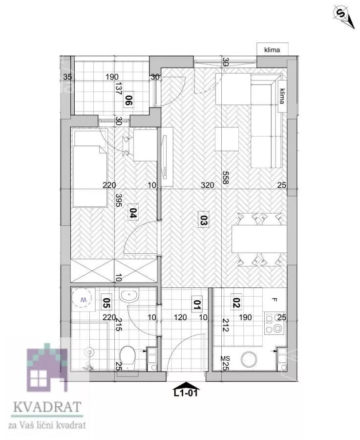 Jednoiposoban stan | 4zida