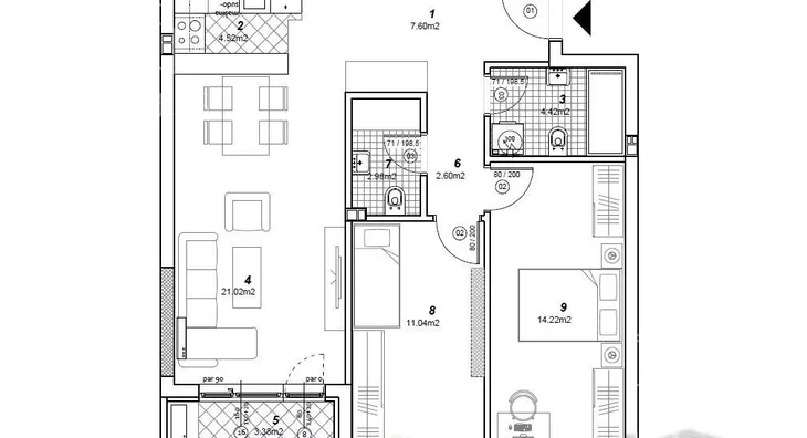 Trosoban stan | 4zida