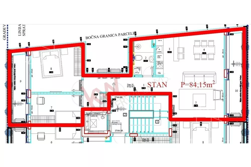 Trosoban stan | 4zida