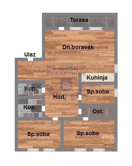 Trosoban stan | 4zida