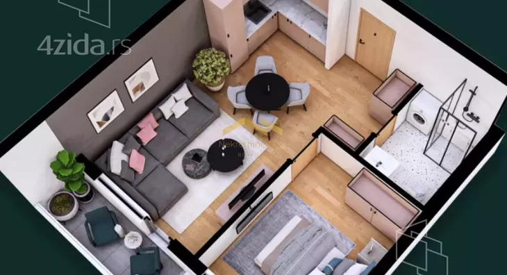 Dvosoban stan | 4zida