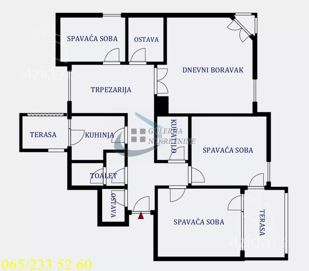Troiposoban stan | 4zida