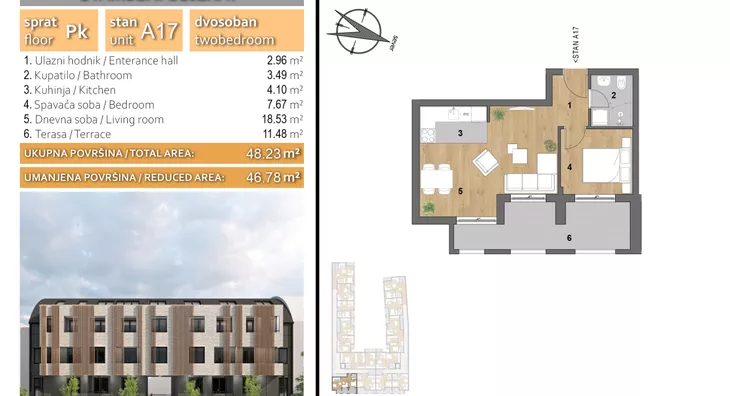 Dvosoban stan | 4zida