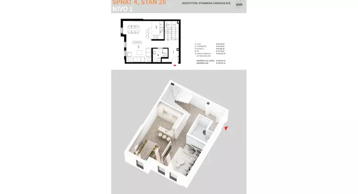 Dvoiposoban stan | 4zida