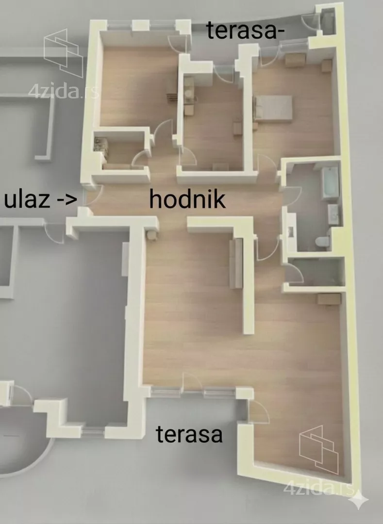 Troiposoban stan | 4zida