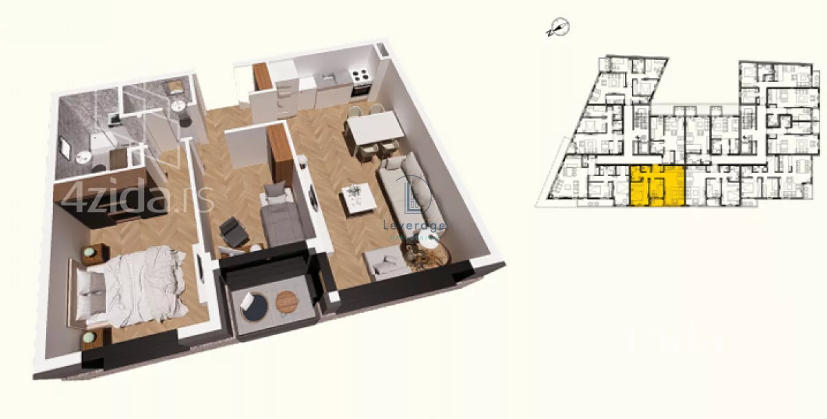 Dvoiposoban stan | 4zida