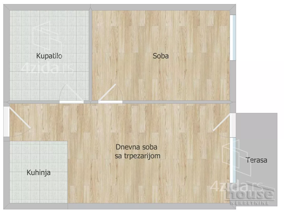 Dvosoban stan | 4zida