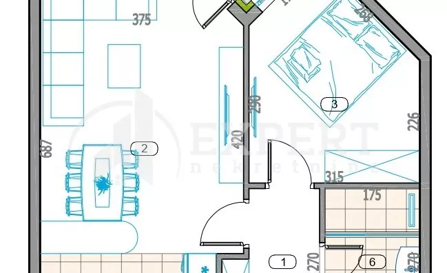 Dvosoban stan | 4zida