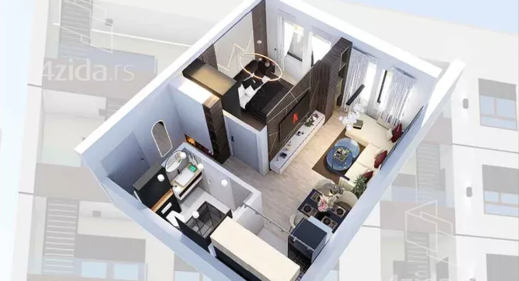 Jednoiposoban stan | 4zida