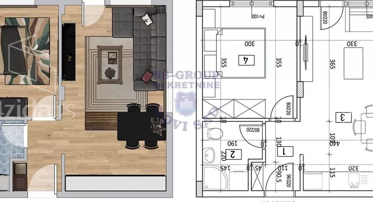 Dvosoban stan | 4zida