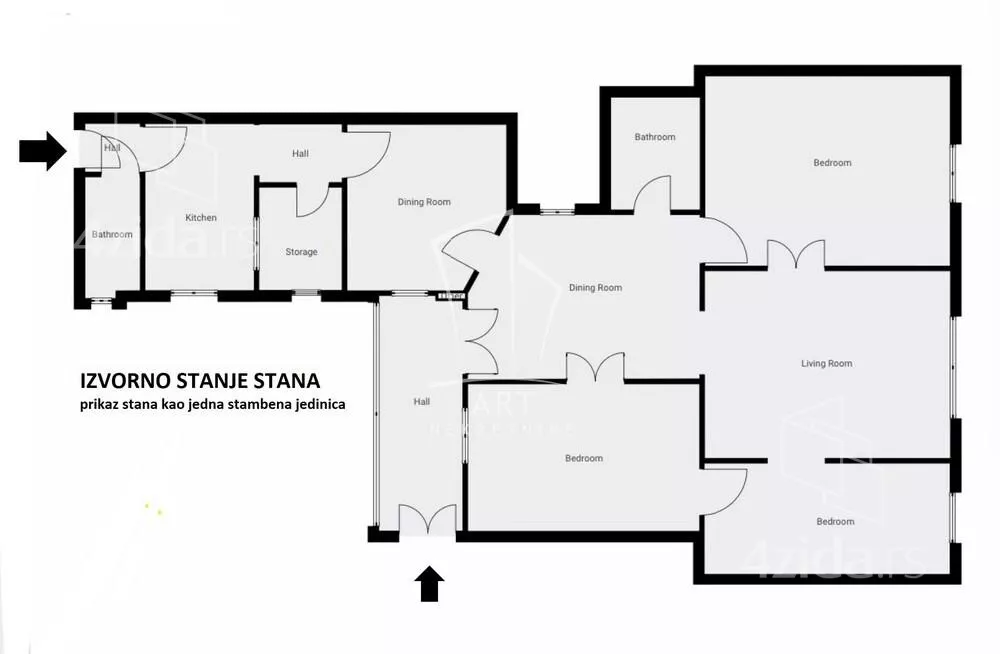 Petosoban stan | 4zida