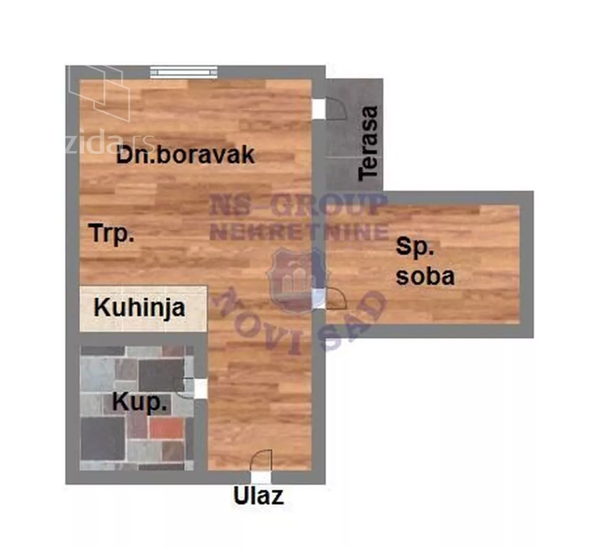 Jednoiposoban stan | 4zida
