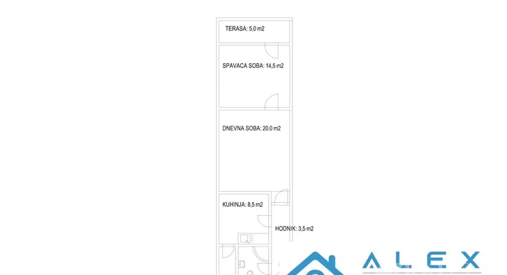 Dvosoban stan | 4zida