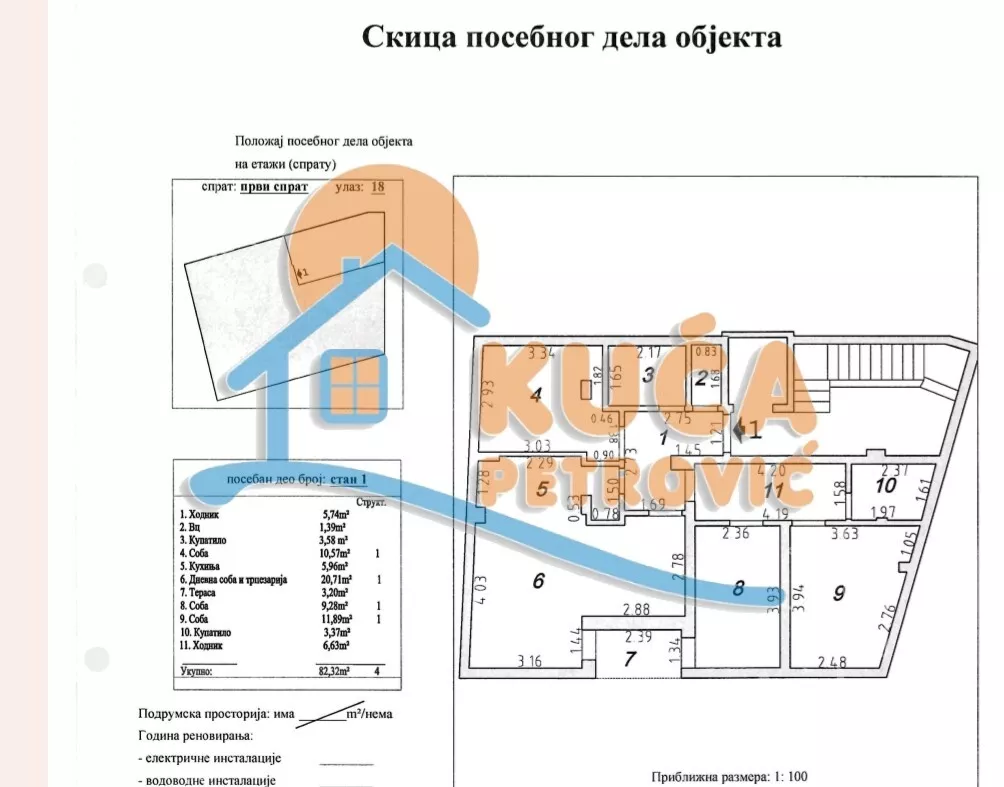 Troiposoban stan | 4zida