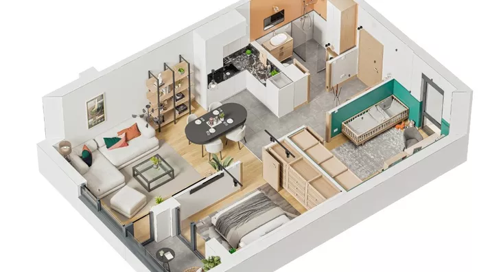 Trosoban stan | 4zida