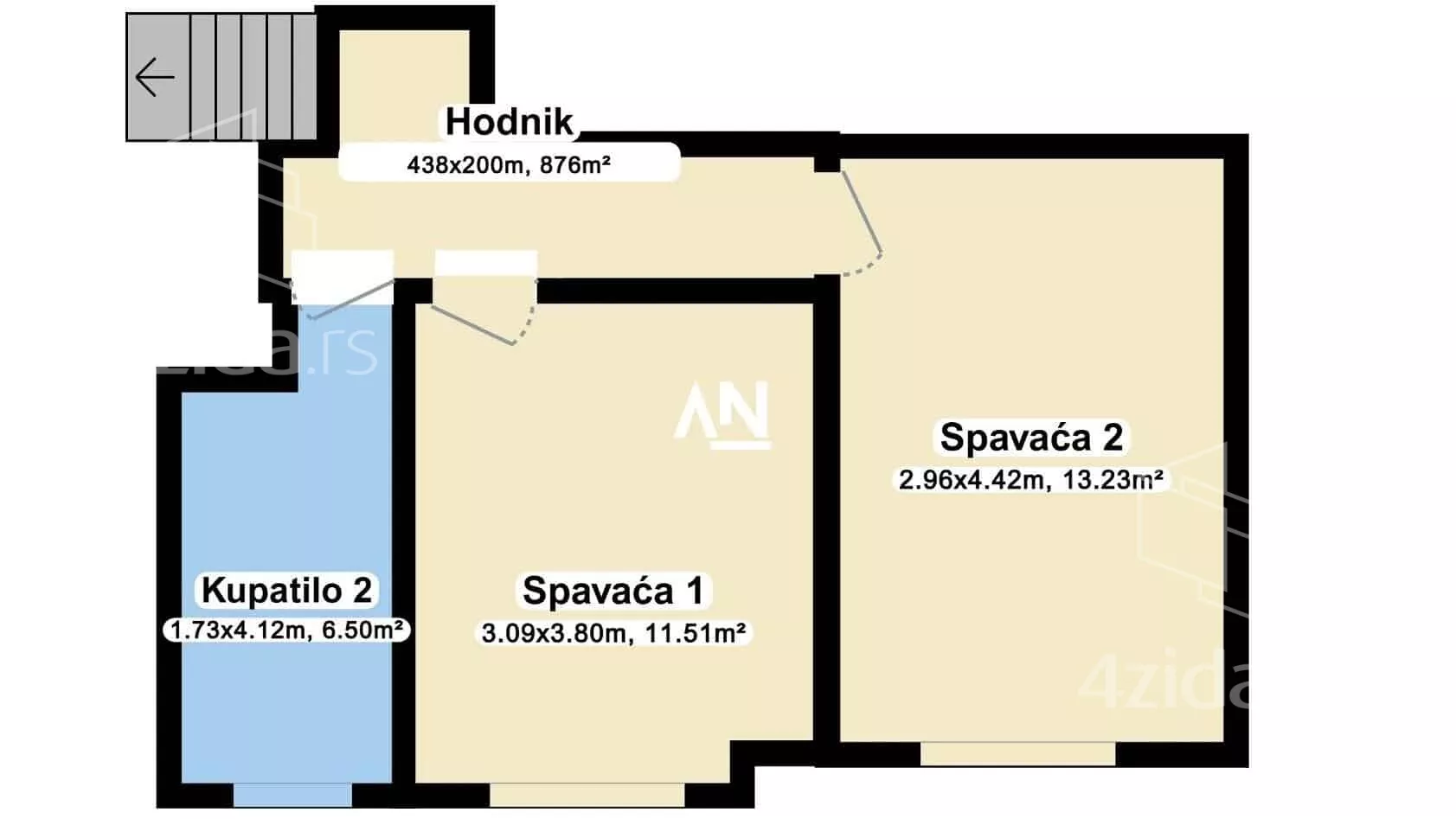 Trosoban stan | 4zida