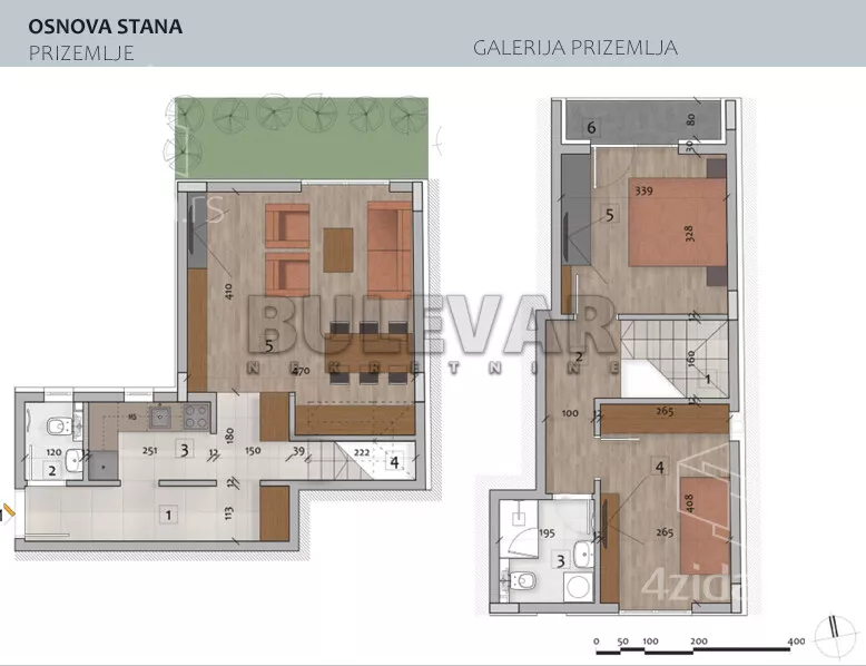 Trosoban stan | 4zida
