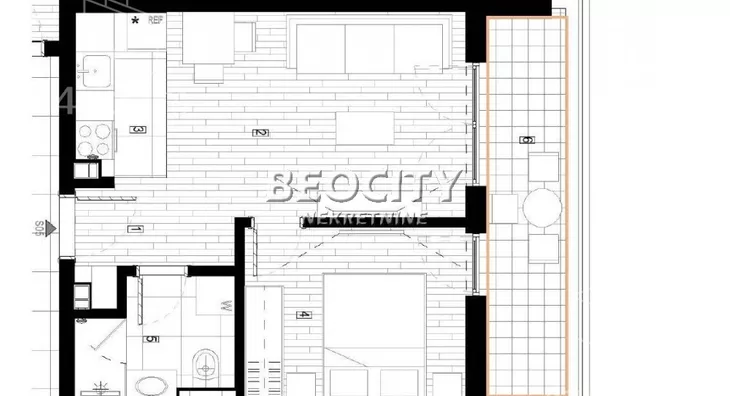 Jednoiposoban stan | 4zida