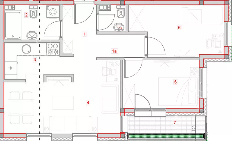Trosoban stan | 4zida