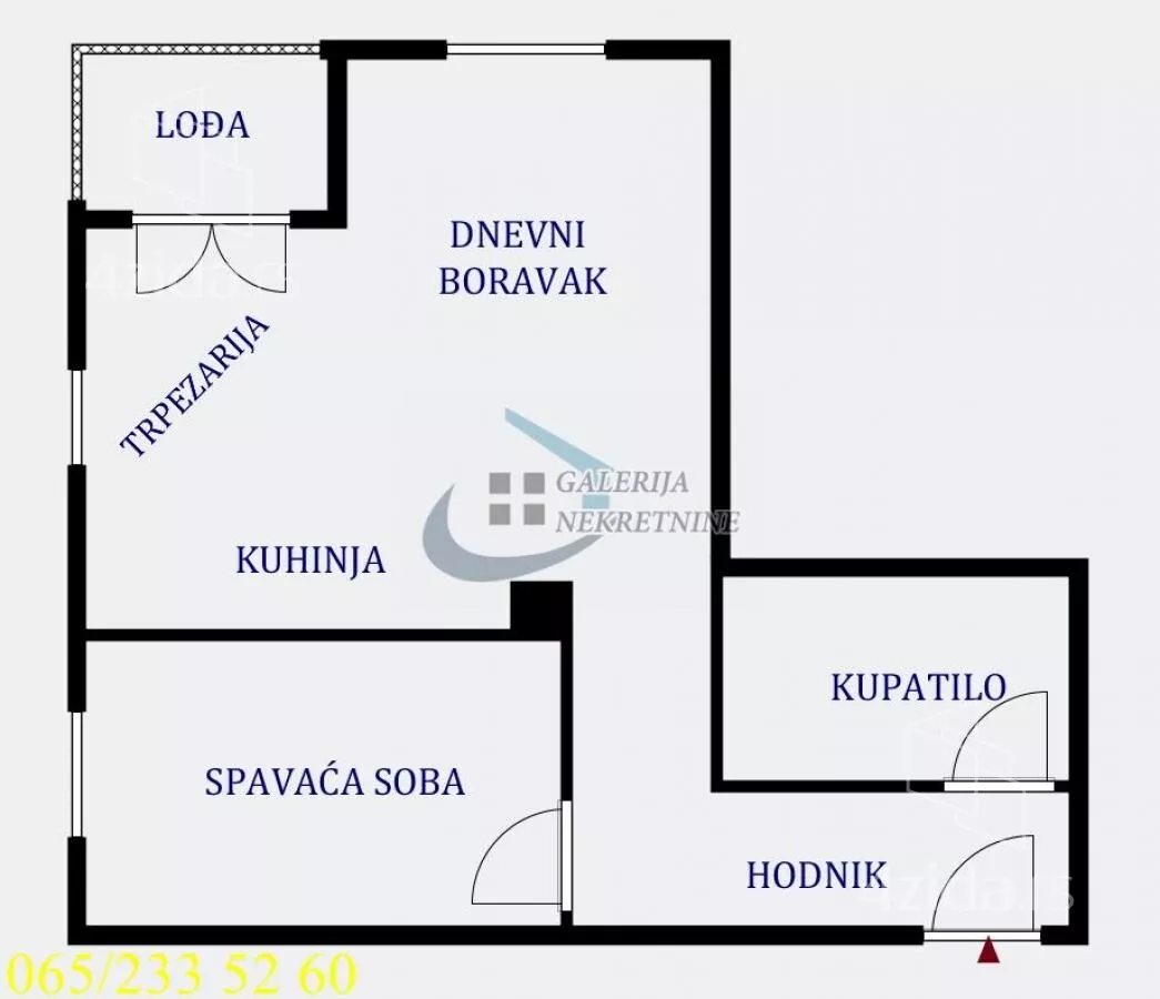 Jednoiposoban stan | 4zida