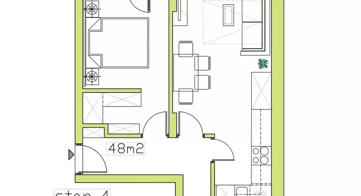 Jednosoban stan | 4zida